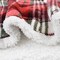 Christmas Red Buffalo Plaid Sherpa Throw Blanket, Reversible Super Soft Warm Comfy Fuzzy Snuggle Micro Fleece Plush Holiday Throws for Couch Sofa Cabin Decro